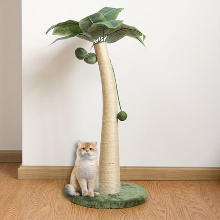 UNICORN 80.01cm Banana Leaf Cat Scratching Post with Climbing Frame