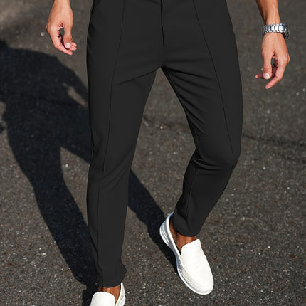 UNICORN Casual Versatile Pants Stretch Comfort Light Business Tapered Leg s m l xl xxl