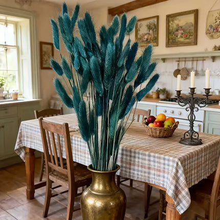 UNICORN 72 Artificial Teal Bunny Tail Grass Autumn Decor
