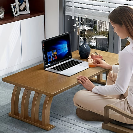 UNICORN Arch-Leg Foldable Solid Wood Tatami Low Table