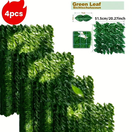 UNICORN 4 Artificial Vine Outdoor Privacy Screen Panels Length 51.5cm X 206cm