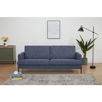 UNICORN Three-seater sofa, navy blue, length 197cm, height 78cm
