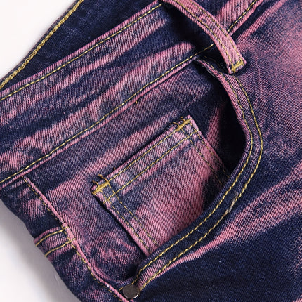 UNICORN Mens Pink Stretch Denim Bermuda Shorts Casual Style Stretch Fabric s m l xl xxl