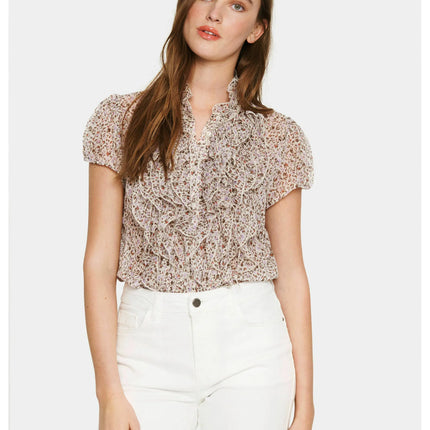 UNICORN Women's polka dot blouse green light blue white yellow xs s m l xl xxl