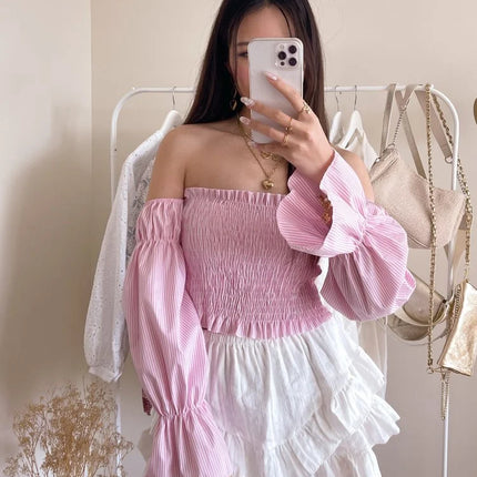UNICORN Women's shirt top light pink s m l