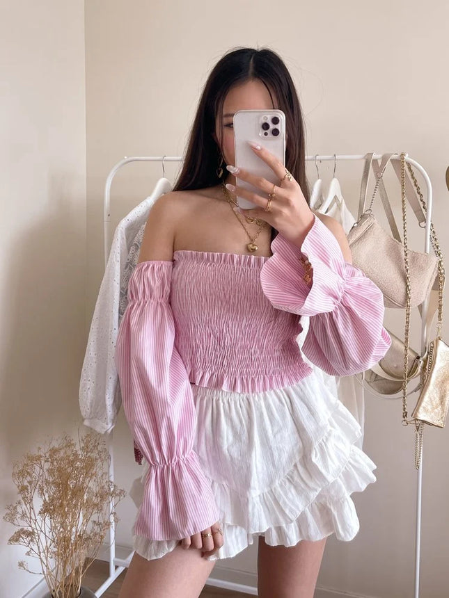 UNICORN Women's shirt top light pink s m l