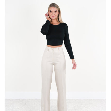 UNICORN Women's trousers sand light purple beige black s m l