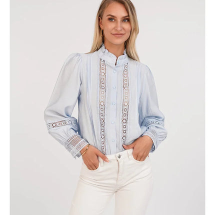 UNICORN Women's blouse light blue s m l