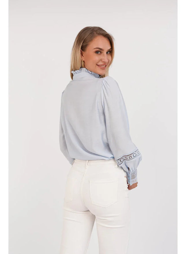 UNICORN Women's blouse light blue s m l