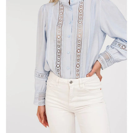 UNICORN Women's blouse light blue s m l