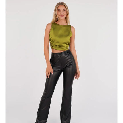 UNICORN Women's leather trousers black s m l