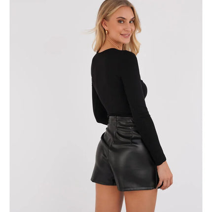 UNICORN Women's leather skirt black s m l