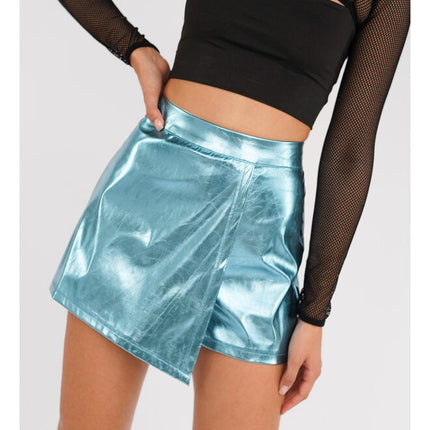 UNICORN Women's skirt silver pink light blue m l