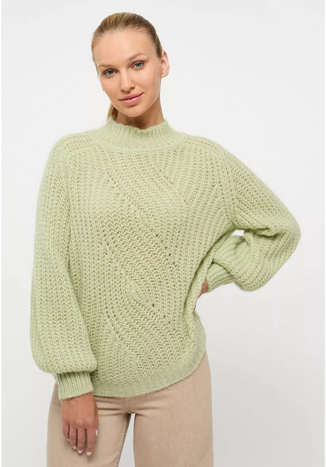 UNICORN Women's knitted sweater light green purple white s m l xl
