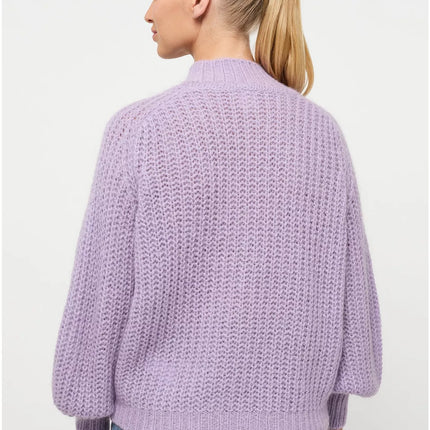 UNICORN Women's knitted sweater light green purple white s m l xl