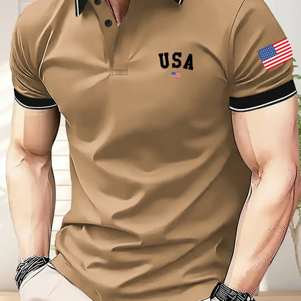 UNICORN USA Golf Shirt Button-Front Placket, Breathable Stretch Fabric s m l xl xxl