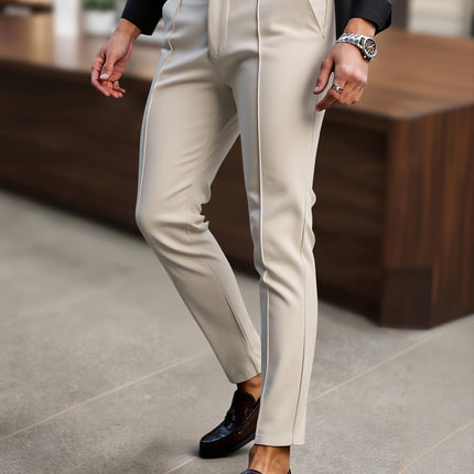 UNICORN Casual Versatile Pants Stretch Comfort Light Business Tapered Leg s m l xl xxl