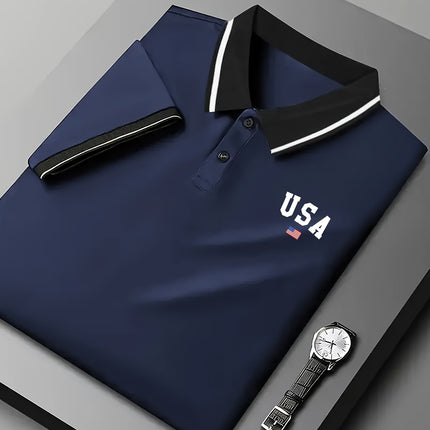UNICORN USA Golf Shirt Button-Front Placket, Breathable Stretch Fabric s m l xl xxl