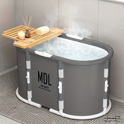 UNICORN Portable Foldable Bathtub for Adults Large Capacity Full Body Soaking Tub