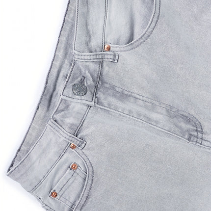 UNICORN Women Stretchy Slim Fit Straight Denim Jeans grey s m l xl