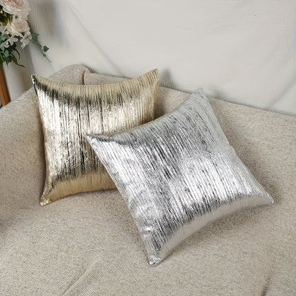 UNICORN Cushion Cover with Golden And Silver Designs 30-50 cm, 50-50 cm