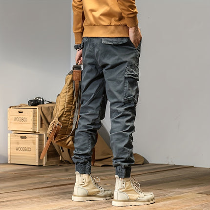 UNICORN Joggers Cargo Pants Men Casual Black Grey Khaki Green 30 32 34 36 38