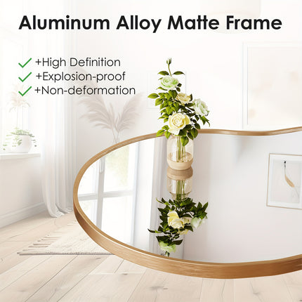 UNICORN Wall-Mounted Mirror, Made of Tempered Glass with an Aluminum Frame