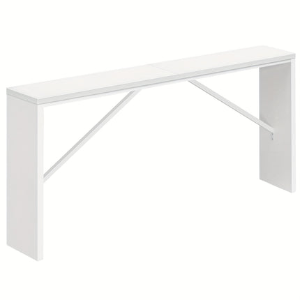 UNICORN White Console Table, Multifunctional Sofa Side Table
