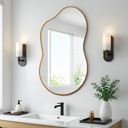 UNICORN Wall-Mounted Mirror, Made of Tempered Glass with an Aluminum Frame