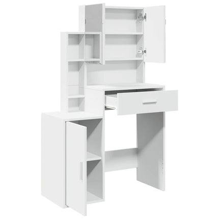 UNICORN Dressing Table Makeup with Mirror Black White Brown Grey Dressing Table