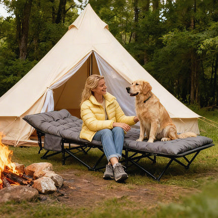 UNICORN Portable Folding Bed, Camp Bed for Guests, Supports Up to 200 Kg