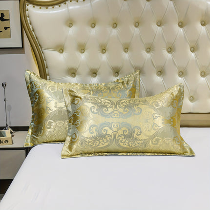 UNICORN Luxury European Jacquard Satin High-Quality Duvet Cover Three-Piece Set
