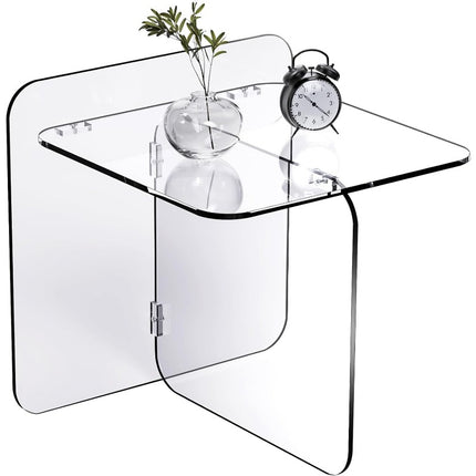 UNICORN Acrylic Drinking Table Transparent Round Side Table Green Orange