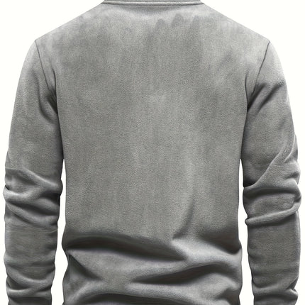 UNICORN Men's Sweatshirt with Stand-Up Collar, Half-Zip, Long Sleeves s m l xl xxl