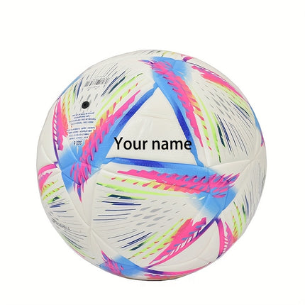 UNICORN Personalized Size 5 Seamless Soccer Ball with Custom Engraving