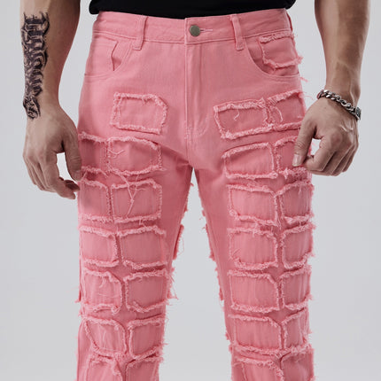 UNICORN Men'S Stylish Patchwork Casual Jeans s m l xl xxl