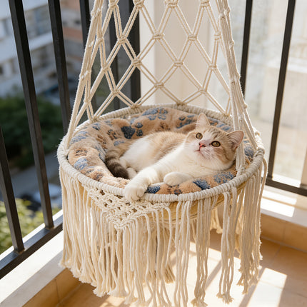UNICORN Cat Hammock Hanging Cat Cot for Relaxation and Comfort