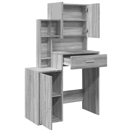 UNICORN Dressing Table Makeup with Mirror Black White Brown Grey Dressing Table