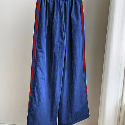 UNICORN Wide-Leg Trousers Side Stripes Loose Fit Full-Length Pants s m l xl xxl