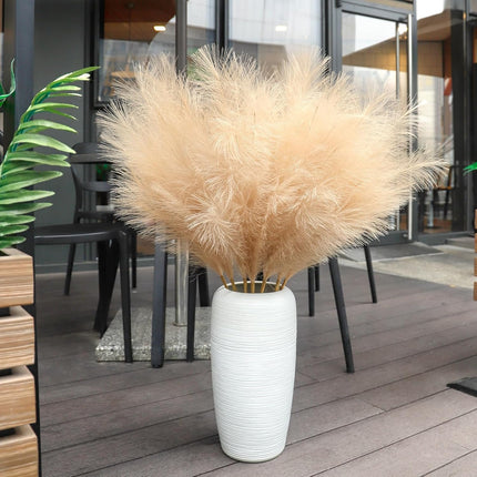 UNICORN 19 Bundles  31.89-Inch Artificial Pampas Grass Plants Beige/mixed/Brown/Black/white