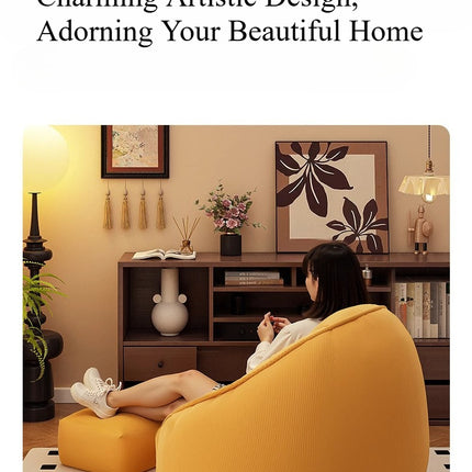 UNICORN comfortable reading sofa chair Yellow Brown Green Pink Gray White