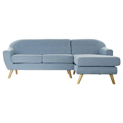 UNICORN Corner sofa light blue length 226cm width 144cm height 84cm