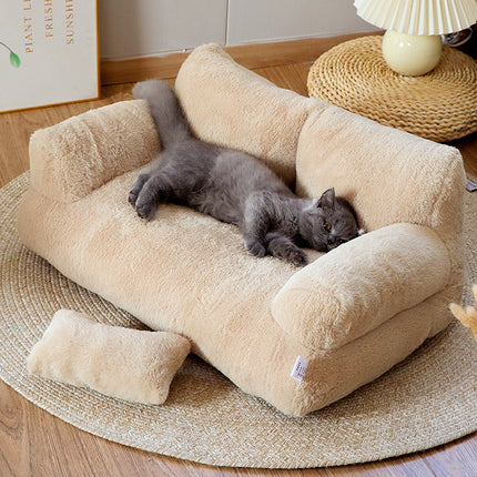 UNICORN Gray Brown Beige Pink Cat Sofa Bed All Seasons Pet Sofa