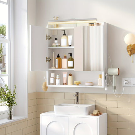 UNICORN Mirror Cabinet for The Bathroom Hairdryer Holder