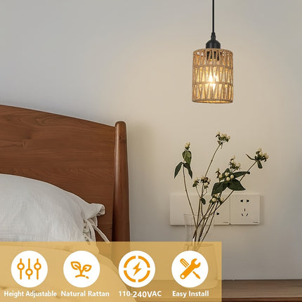 UNICORN Braided paper rope chandelier kitchen island lamp