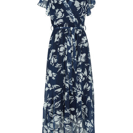 Dames jurk blauw roze m l xl xxl xxxl