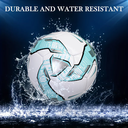 UNICORN Pro Size 5 Soccer Ball Men's and Women's, highly elastic, Blue Orange