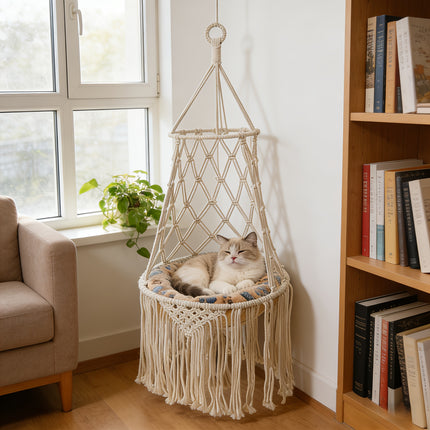 UNICORN Cat Hammock Hanging Cat Cot for Relaxation and Comfort