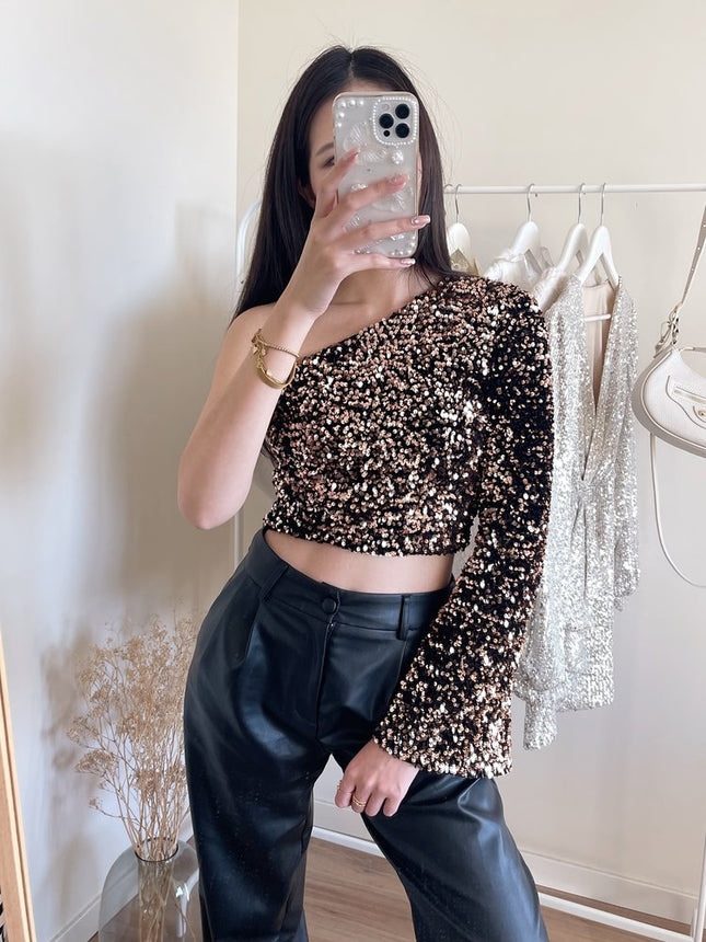 UNICORN Women's shirt crop top black s m l xl