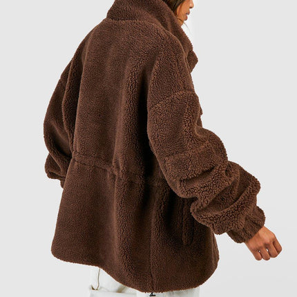 UNICORN Women's coat woolly brown xs s m l xl xxl